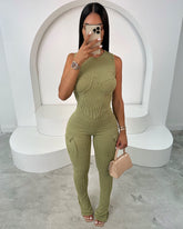 Arya Ribbed Jumpsuit